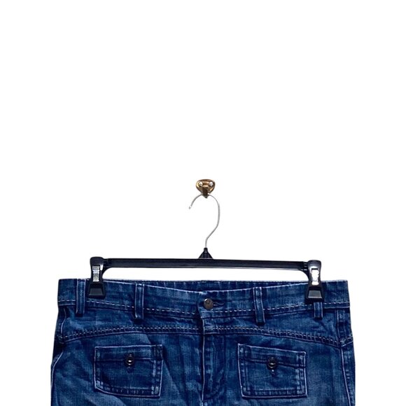 Citizens Of Humanity Birkin Mini Skirt Blue Size 31 Y2K - Picture 8 of 15